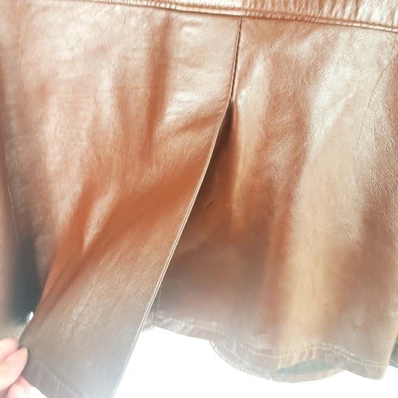 VTG Howard's Mens Leather Sport Coat Made in the USA Size 46 - Picture 3 of 12